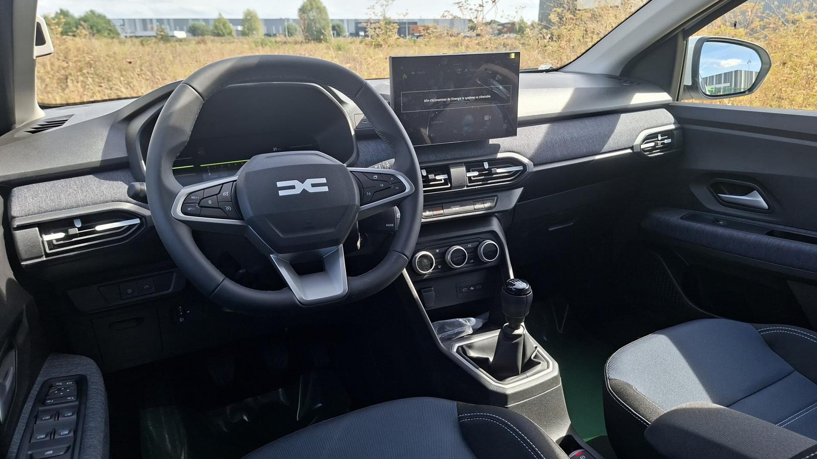 Vue 3 de Dacia SANDERO ECO-G120-25 (GPL+ESSENCE) JOURNEY Blanc